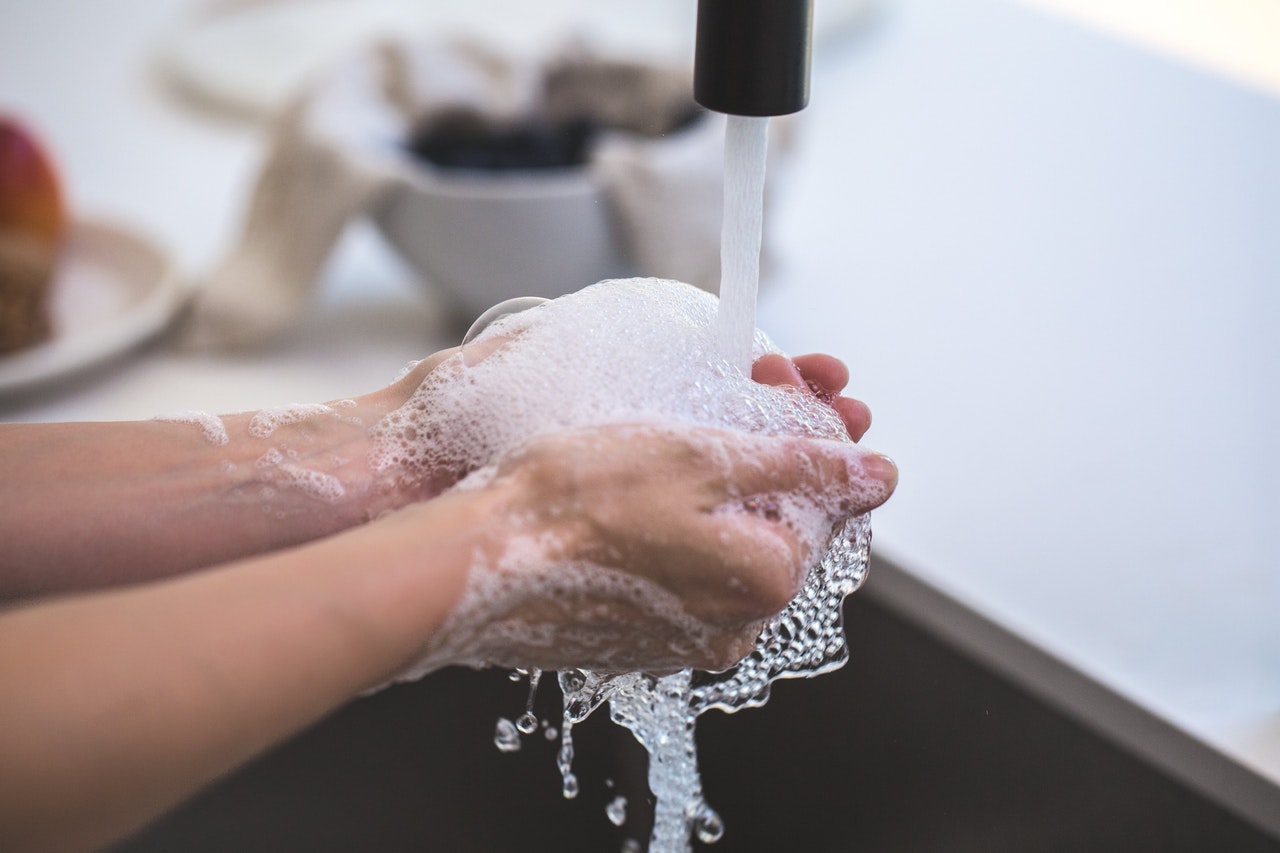 Hände waschen in Corvid-19 Zeiten