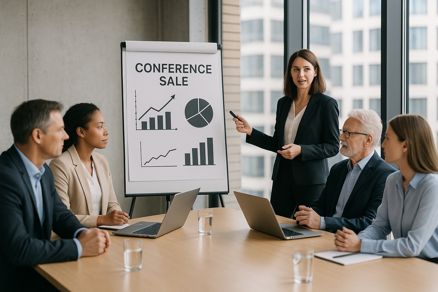 Tagungsraum mit Menschen