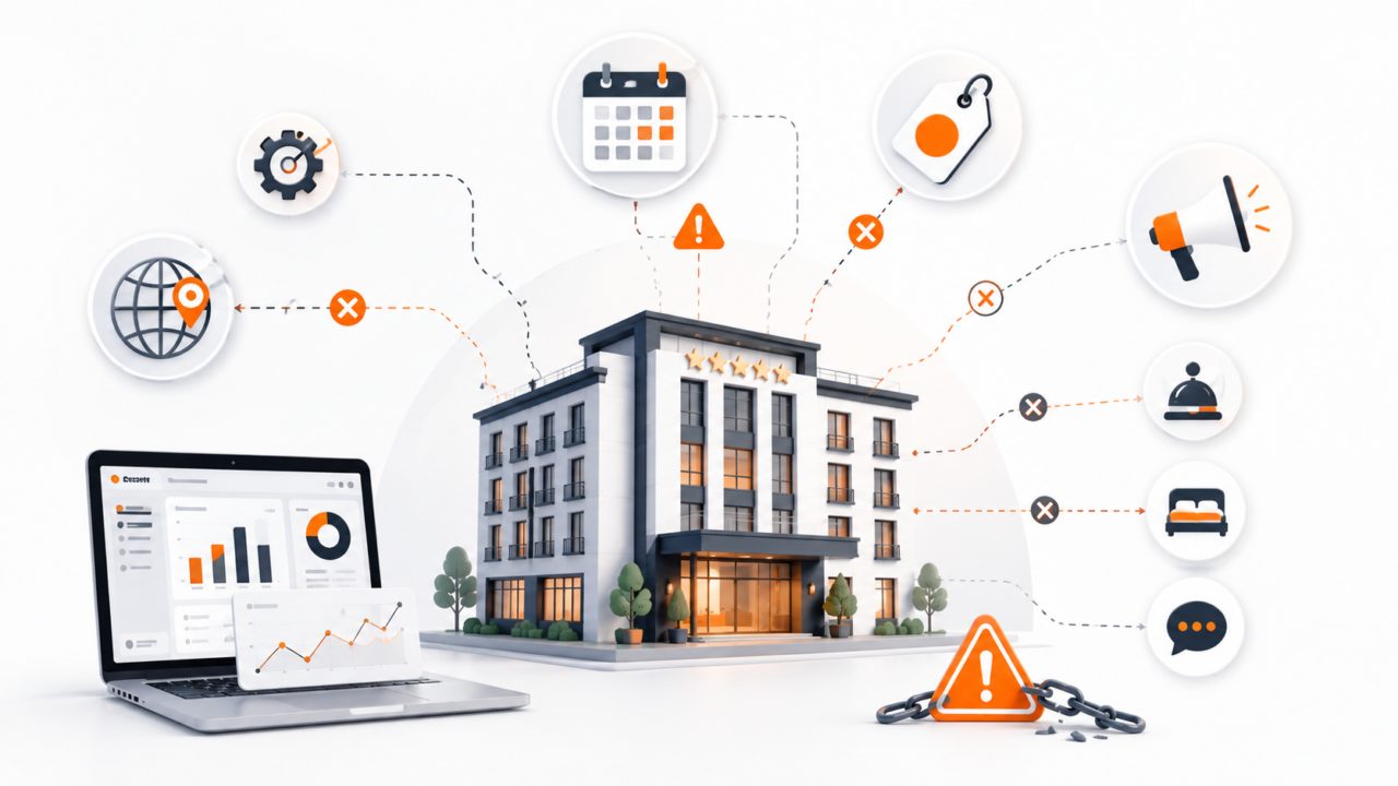 Fehler in der Hotel Distribution